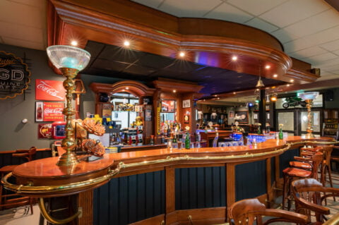 bar in het sportcafé